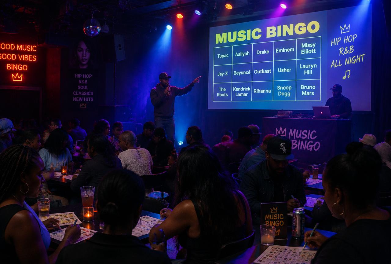 Music Bingo: RNB & HipHop Classics bij BIRD