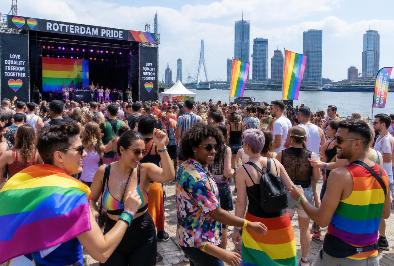 Rotterdam Pride Festival op het Willemsplein